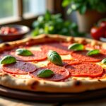 Pizza à la salami : une recette simple et délicieuse à préparer chez soi