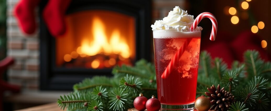 Spritz festif au bonbon canne de Noël : recette simple et rapide à savourer