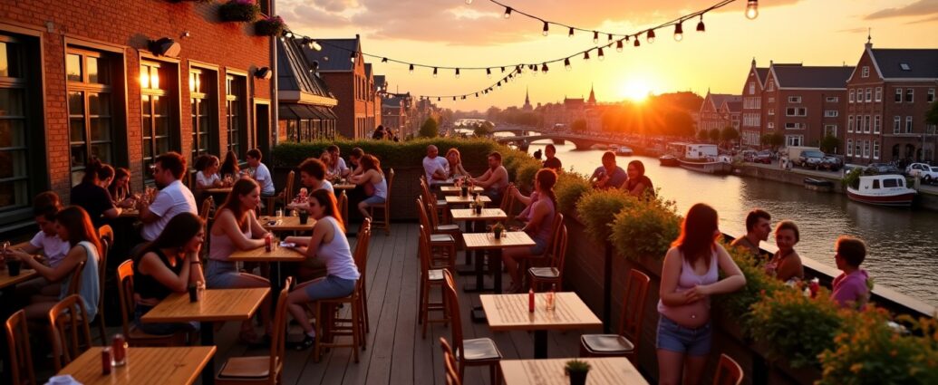 Les rooftops d'Amsterdam : découvrez les bars offrant les vues panoramiques les plus époustouflantes