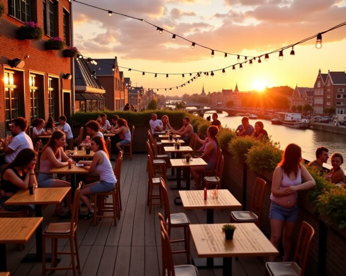 Les rooftops d'Amsterdam : découvrez les bars offrant les vues panoramiques les plus époustouflantes