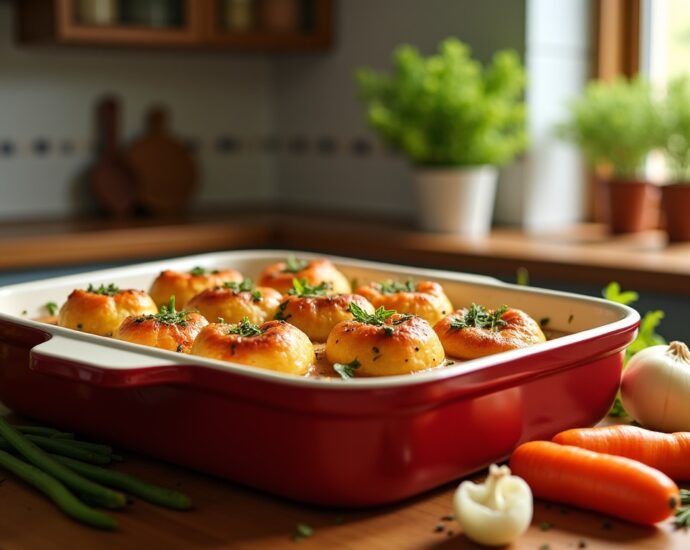 Paupiettes de porc au four : une recette simple et rapide pour un repas savoureux