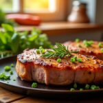 Côte de porc au four : astuces simples pour une cuisson parfaite et savoureuse