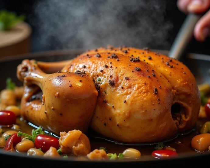 Délicieuse cuisse de poulet croustillante au four : une recette simple et rapide