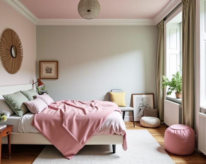 Chambre adulte : 15 inspirations de peinture bicolore pour un style élégant