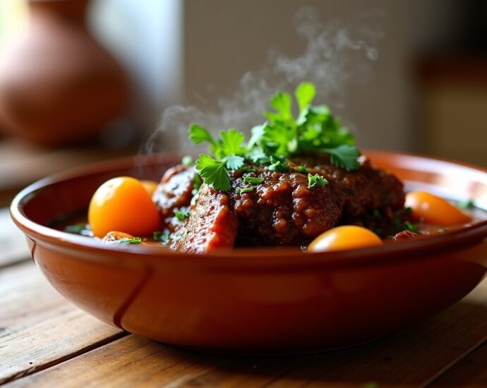 Ragoût de queue de taureau à l'andalouse : une recette traditionnelle simple et pleine de saveurs