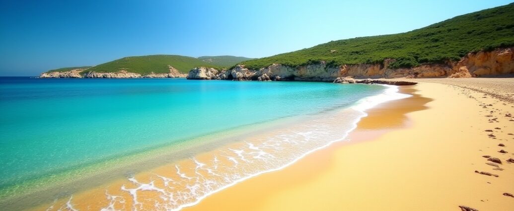 Plage de Canella en Corse : un paradis de sable doré et d'eaux limpides