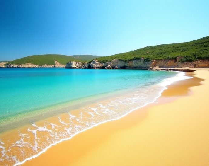 Plage de Canella en Corse : un paradis de sable doré et d'eaux limpides