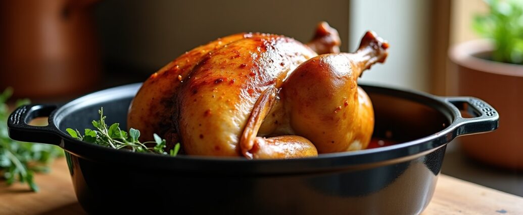 Cuisson parfaite d’une pintade de 1,5 kg en cocotte : votre guide détaillé