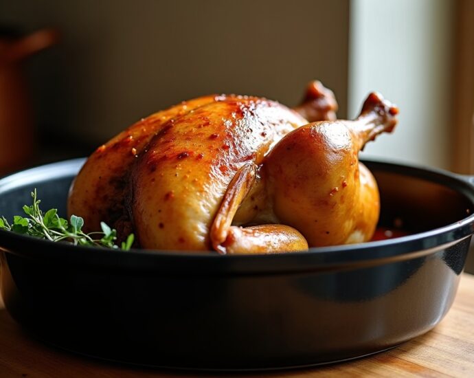 Cuisson parfaite d’une pintade de 1,5 kg en cocotte : votre guide détaillé
